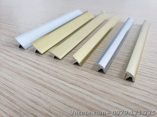 Hình ảnh nẹp nhôm trang trí T15