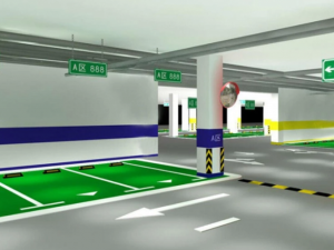 Chặn lùi xe cao su có phản quang