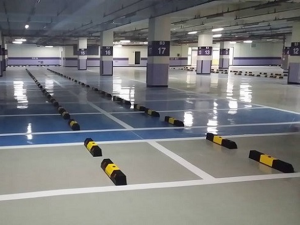 Chặn lùi xe bằng cao su