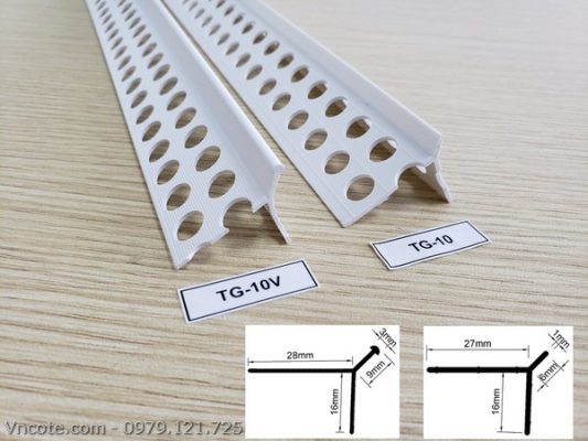 Báo giá nẹp trát cạnh tường