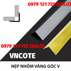 Thanh nhôm chữ V vàng