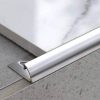 Nẹp inox ốp lát màu trắng xước