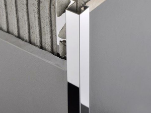 Nẹp góc vuông ốp lát màu trắng bóng