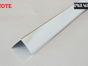 Nẹp inox chữ V20 màu trắng bóng