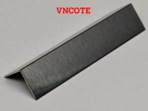 Nẹp inox chữ V20 màu đen bóng