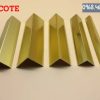 Nẹp inox chữ V20 màu vàng xước