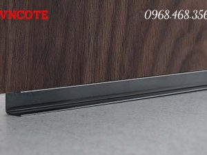 Nẹp inox U15x10 màu đen xước