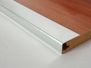 Nẹp inox bo góc ốp lát chữ L màu trắng bóng