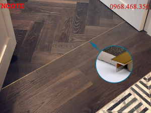 Nẹp inox chữ V15 màu vàng bóng