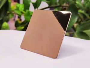 Tấm nẹp vàng hồng inox