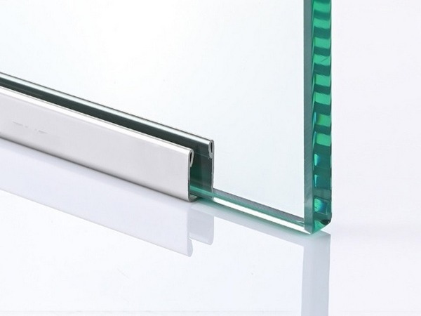 Nẹp cửa kính cường lực nhôm chữ U