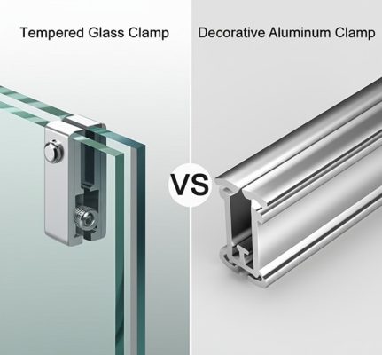 Phân biệt nẹp kính cường lực và nẹp nhôm trang trí