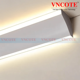 Phào chỉ led góc tường chiếu sáng hai hướng VN COTE