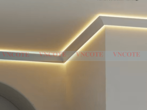 Hiệu ứng ánh sáng phào chỉ led góc V - VN COTE