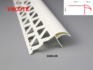 Nẹp ngắt nước PVC GMN-05 VNCote màu trắng
