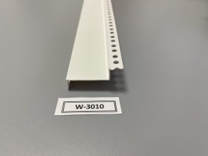 Nẹp nhựa bo góc giật cấp thạch cao W-3010 màu trắng sữa chất liệu nhựa PVC nguyên sinh từ VNCOTE.
