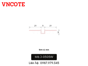 Nẹp ron thạch cao J-0505W